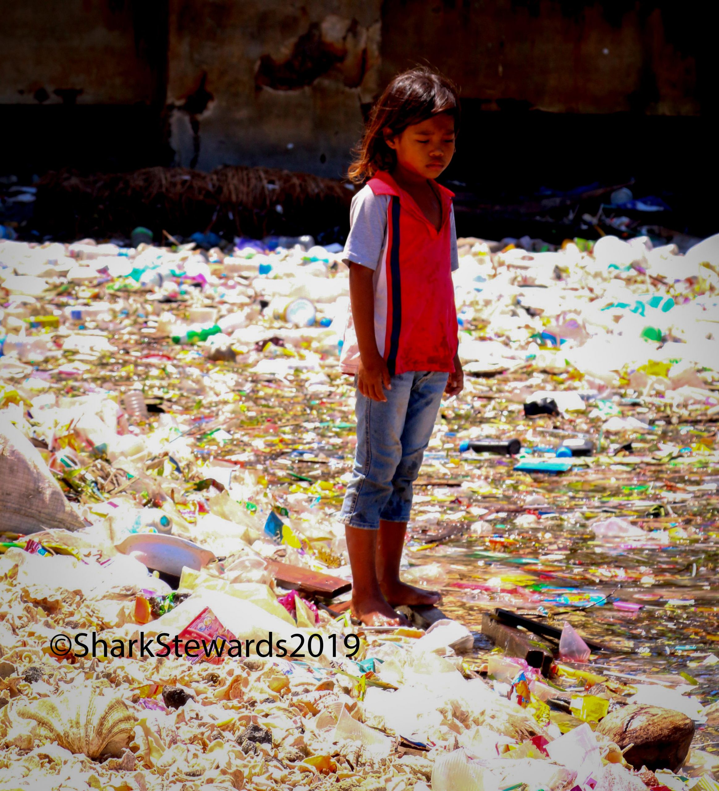 Malaysia Kid with Plastic small