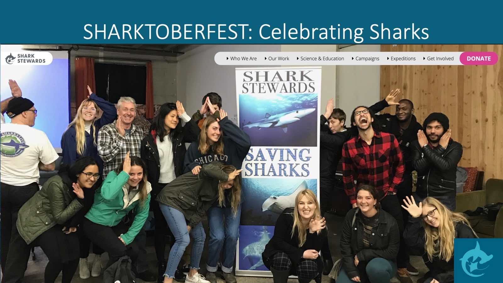 Sharktoberfest banner