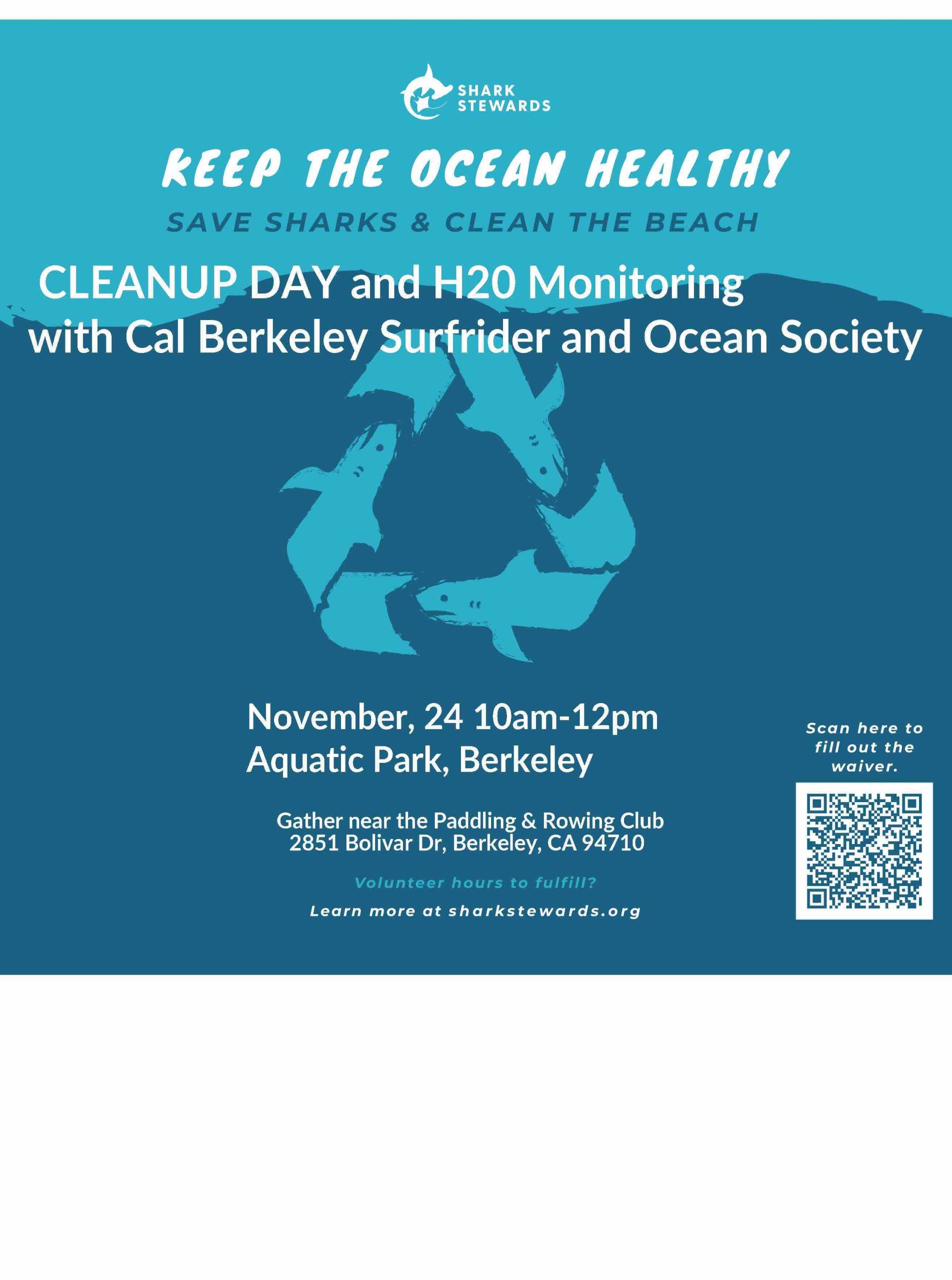Aquatic Park Beach Cleanup Instagram Editable Qr2