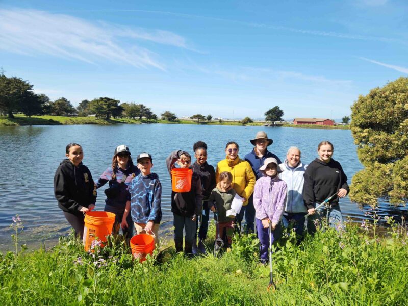 Group of Kids at lagoon